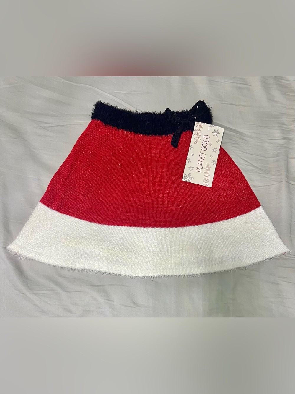Planet Gold Cute Santa Skirt - XS